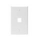 1PORT QP WALLPLATE WH - 41080-1WP 1PORT QP WALLPLATE WH - 41080-1WP